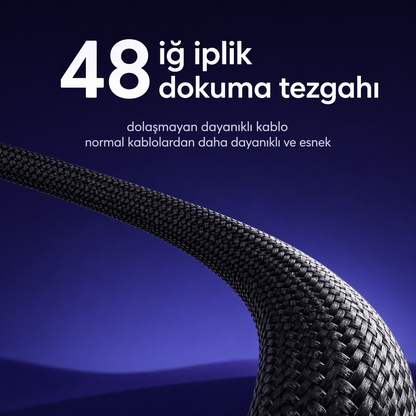 VoltGo 240W Hızlı Şarj Kablosu