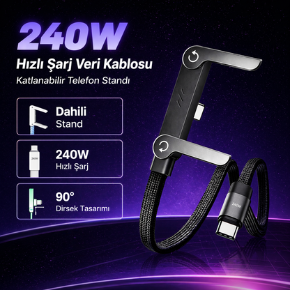 VoltGo 240W Hızlı Şarj Kablosu